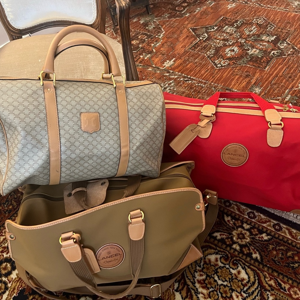 2 Lancel Travel Bags! 1 Celine Speedy 40